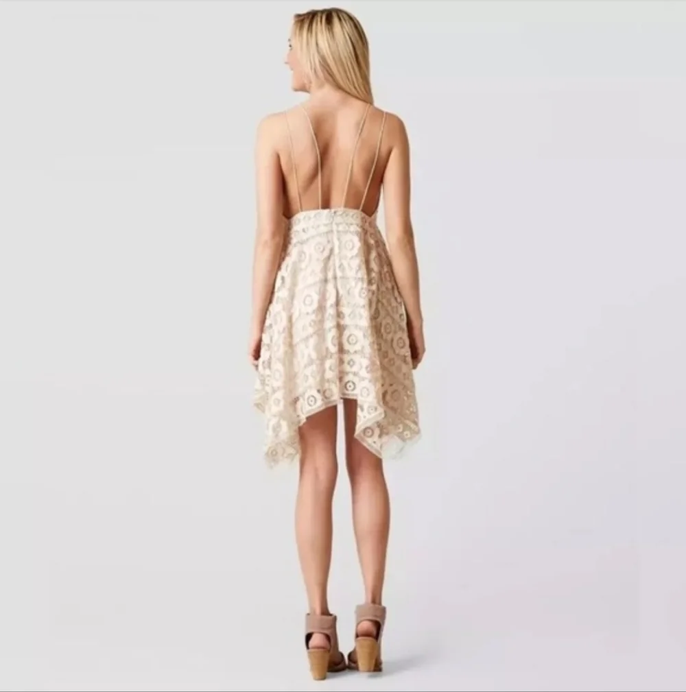 Free People Just Like Honey Lace Dress in ivory, Size 4 G189